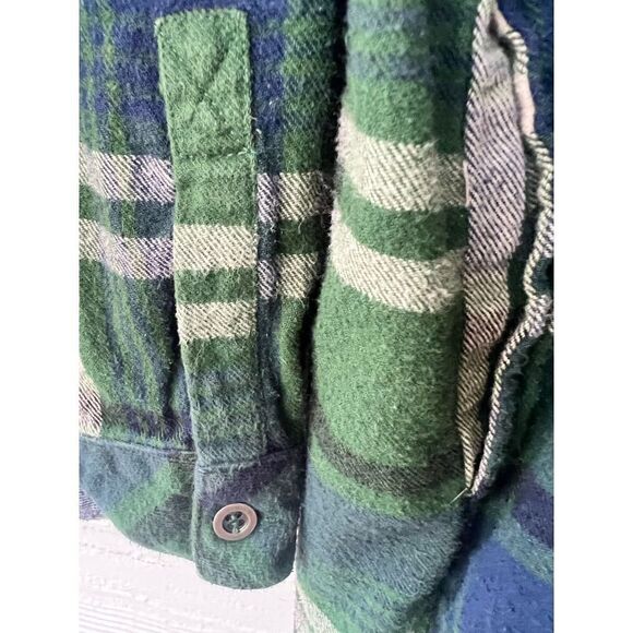 FOREVER 21 boyfriend Plaid flannel shirt size Large - Picture 6 of 8